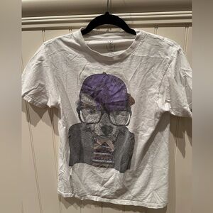 LIFE CLOTHING Co. Men’s Size Small Black Purple & White with Dog